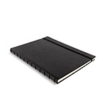 FILOFAX Carnet de notes 'Notebook Classic Vif' rechargeable format A4, Noir