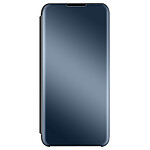 Avizar Housse Xiaomi Redmi Note 10 Pro Clapet translucide Miroir Support Vidéo noir