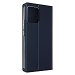 Dux Ducis Housse pour Motorola ThinkPhone Clapet Porte-carte Fonction Support  Bleu Nuit