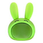 Moxie Enceinte Bluetooth 3W Autonomie 3h Design Lapin Lumineux  Vert