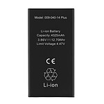 Clappio Batterie sans BMS pour iPhone 14 Plus Capacité 4325mAh Noir