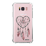 Evetane Coque Samsung Galaxy S8 Plus anti-choc souple angles renforcés transparente Motif Attrape coeur