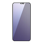 Avizar Protège écran pour iPhone 11 Pro Max Verre Trempé Anti-lumière Bleue Noir