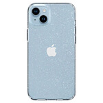 Spigen Coque pour iPhone 14 Plus Silicone gel Pailleté Liquid Crystal Glitter Transparent