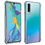 Avizar Pack Protection Huawei P30 Coque Souple + Film Verre Trempé 9H Transparent