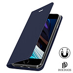 Dux Ducis Housse Apple iPhone SE 2020 et 2022, iPhone 7 et 8 Folio Porte-carte Support Vidéo  Bleu nuit