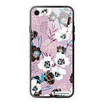 LaCoqueFrançaise Coque iPhone 6/6S Coque Soft Touch Glossy Fleurs parme Design