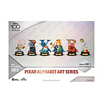 Disney - Assortiment statuettes Mini Diorama Stage 100 Years of Wonder Pixar Alphabet Art 10 cm