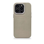 Decoded Coque Compatible avec le MagSafe en cuir pour iPhone 14 Pro Beige