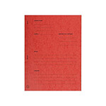 EXACOMPTA Paquet de 25 Dossiers de Plaidoirie 'Pour / Contre' 25 x 32 cm Rouge