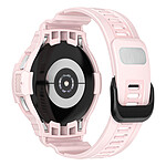 Avizar Bracelet pour Galaxy Watch 5 / 5 Pro / 4 Silicone Ajustable  rose