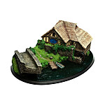 Le Hobbit : Un voyage inattendu - Diorama Hobbiton Mill & Bridge 31 x 17 cm