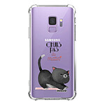 Evetane Coque Samsung Galaxy S9 anti-choc souple angles renforcés transparente Motif Chuis pas du matin