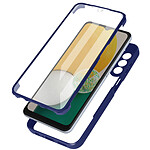 Avizar Coque pour Samsung Galaxy A13 5G et A04s Antichoc Dos Plexiglas Avant Polymère Coins Renforcés  Contour bleu