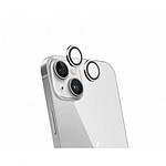 Force Glass Protecteur d'objectif de caméra pour iPhone 15/15Plus Original Ultra-résistant Argent