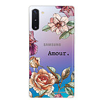 LaCoqueFrançaise Coque Samsung Galaxy Note 10 360 intégrale transparente Motif Amour en fleurs Tendance