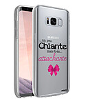 Evetane Coque Samsung Galaxy S8 360 intégrale transparente Motif Un peu chiante tres attachante Tendance