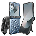 Supcase Coque Intégrale pour Samsung Galaxy Z Flip 6 Antichoc Béquille Support Bleu Pâle