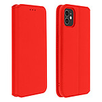 Avizar Etui folio Rouge Éco-cuir pour Apple iPhone 11