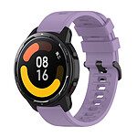 Avizar Bracelet pour Xiaomi Watch S1 Active / Watch Color 2, Silicone Souple et Ajustable - Violet