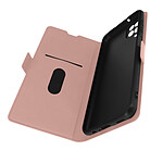 Avizar Étui Samsung A22, M32 et M22 Porte-cartes Support vidéo Languette rose gold