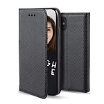 Jaym Étui Folio pour Samsung Galaxy A52 4G / 5G / A52S 5G Magnétique Fonction Stand Noir