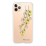 LaCoqueFrançaise Coque iPhone 11 Pro Max silicone transparente Motif Fleurs Cerisiers ultra resistant