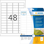 HERMA Étiquettes transparentes SPECIAL, 45,7 x 21,2 mm, transparent