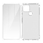 Avizar Pack Protection Google Pixel 5 Coque Souple et Verre Trempé transparent