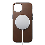 NOMAD Coque Modern pour iPhone 13 (MagSafe) Marron