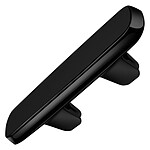 Avizar Support voiture smartphone / tablette magnétique 2 clips grille aération - Noir