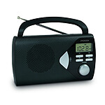 Mooov 477205 - Radio portable AM/FM avec fonction réveil - noir