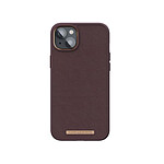 NJORD-  Coque Cuir pour iPhone 14 Pro Max (6.7) Brown