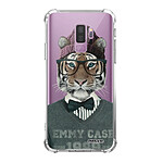 Evetane Coque Samsung Galaxy S9 Plus anti-choc souple angles renforcés transparente Motif Tigre Fashion