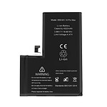 Clappio Batterie interne pour Apple iPhone 14 Pro Max 4323mAh Puce TI intégré Noir
