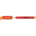 FABER-CASTELL Stylo-plume éducatif Scribolino Gaucher Rouge