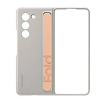 Coque Original Samsung Z Fold 5 Béquille et Lanière Interchangeable Sable Gris