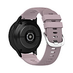 Avizar Bracelet pour Samsung Galaxy Watch Active 2 40mm Silicone Texturé Gris Lavande