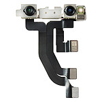 Clappio Caméra Avant pour iPhone X Capteur Selfie Noir