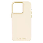 Case mate Coque MagSafe pour iPhone 15 Pro Max Silicone Anti-chutes 3.5m Recyclable Antibactérien Beige
