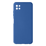Avizar Coque Samsung Galaxy A22 5G Silicone Semi rigide Finition Soft Touch Fine Bleu