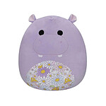 Squishmallows - Peluche Purple Hippo with Floral Belly Hanna 50 cm