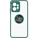 Avizar Coque pour Xiaomi Redmi Note 12 4G Bi-matière Bague Métallique Support Vidéo  Vert