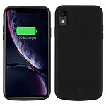 Avizar Coque Batterie iPhone XR Batterie intégrée 5000mAh Indicateur LED - Noir