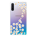 Evetane Coque Samsung Galaxy Note 10 360 intégrale transparente Motif Marguerite Tendance