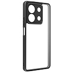 iMak Coque pour Xiaomi Redmi Note 13 5G Rigide Contour Souple Renforcé Noir