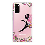 Evetane Coque Samsung Galaxy S20 360 intégrale transparente Motif Fée Fleurale Tendance