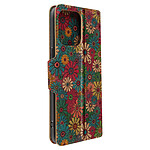 Avizar Étui Liège pour iPhone 15 Pro Clapet Portefeuille Support  Printemps floral