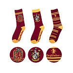 Harry Potter - Pack 3 paires de chaussettes Gryffindor