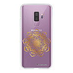 LaCoqueFrançaise Coque Samsung Galaxy S9 Plus 360 intégrale transparente Motif Mandala Or Tendance